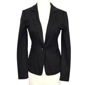 THE LIMITED- Long sleeve Poly Viscose spandex blend black blazer women's size 00